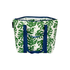 Zip Medium Tote Bag - Monstera