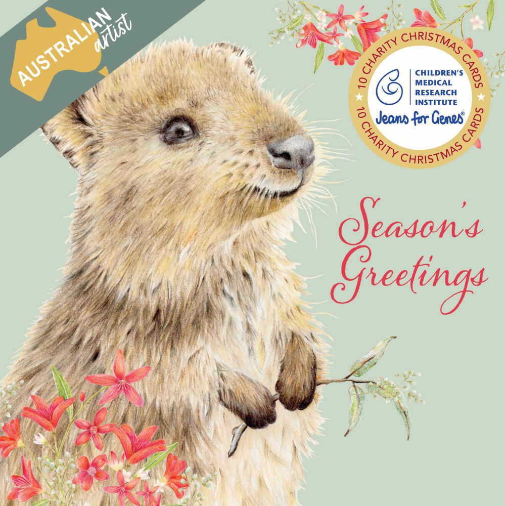 Christmas Card Wallet - CMRI - Quokka Greetings