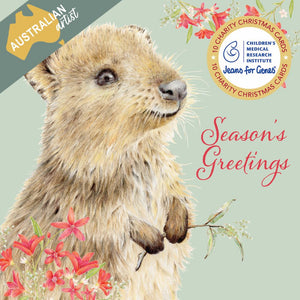 Christmas Card Wallet - CMRI - Quokka Greetings