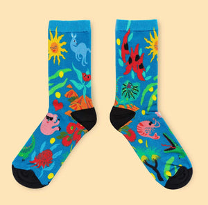 Rainbow Oz Bamboo Crew Socks