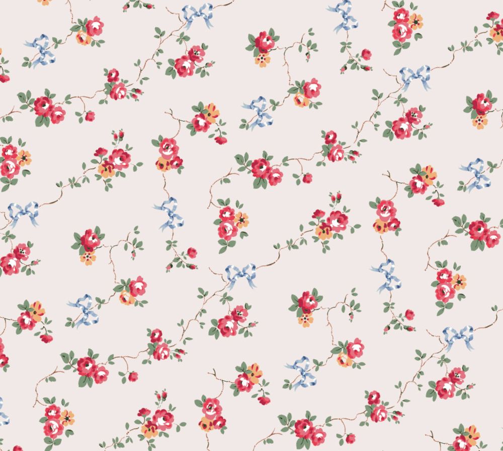 Cath Kidston Wrapping Paper Roll - Rose and Bows