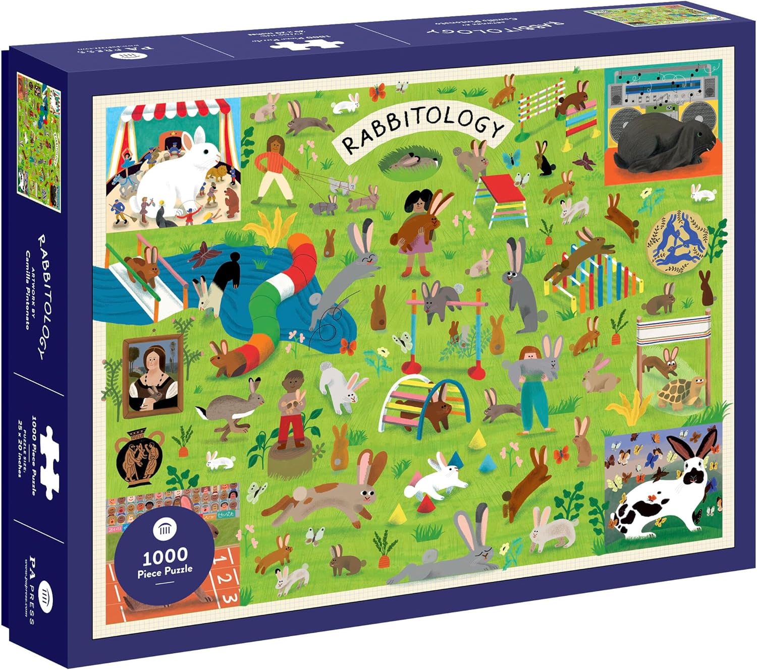 Rabbitology 1000 Piece Jigsaw Puzzle