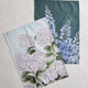 Secret Garden 2pk Kitchen Tea Towel - Blue