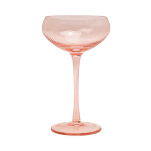 Lou Coupe Glass - Set of 2 Blush