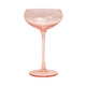 Lou Coupe Glass - Set of 2 Blush