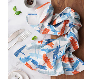 Sheryl Burchill Dragonfly Tea Towel