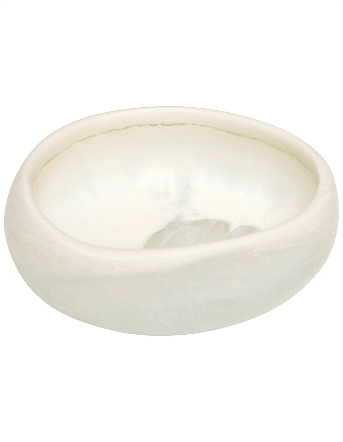Rock Dish Small Chalk Swirl