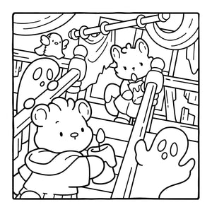 Spooky Moments Cozy Colouring Book