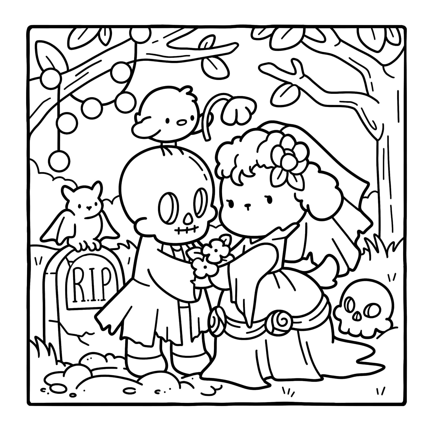 Spooky Moments Cozy Colouring Book