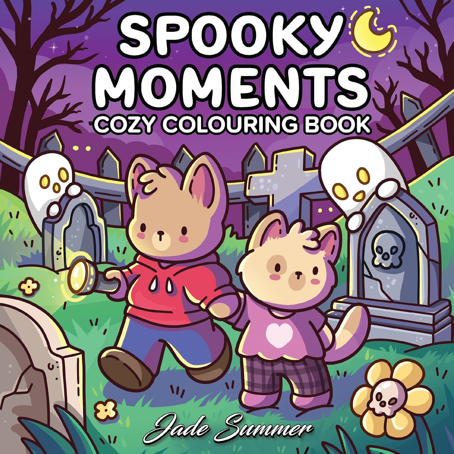 Spooky Moments Cozy Colouring Book
