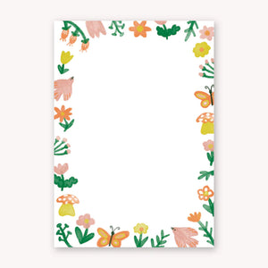 Illustrated Spring A5 Notepad