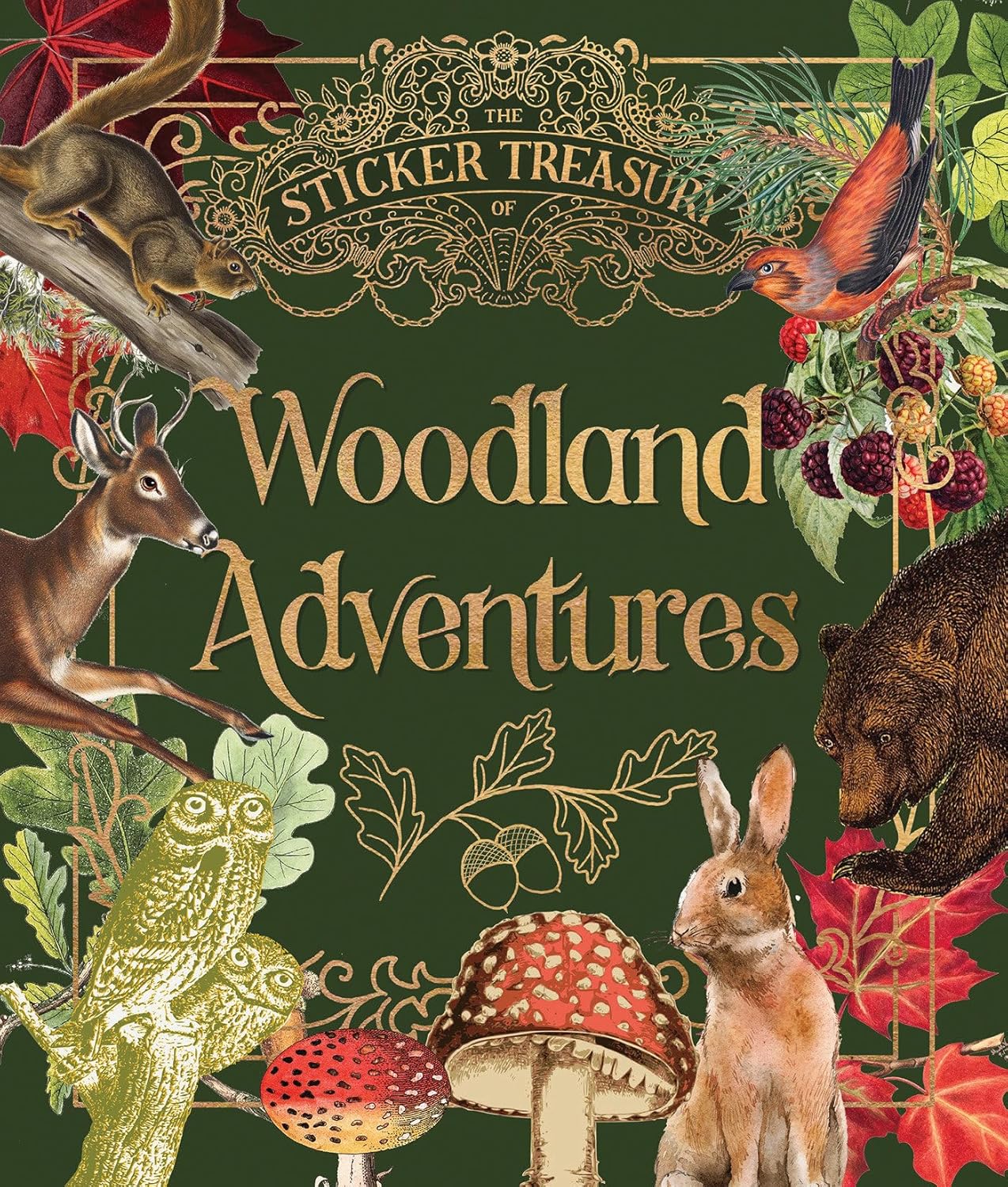 Sticker Treasury of Woodland Adventures