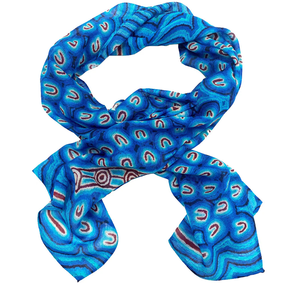 Storm Bird Modal Scarf - Christine Nakamarra Curtis