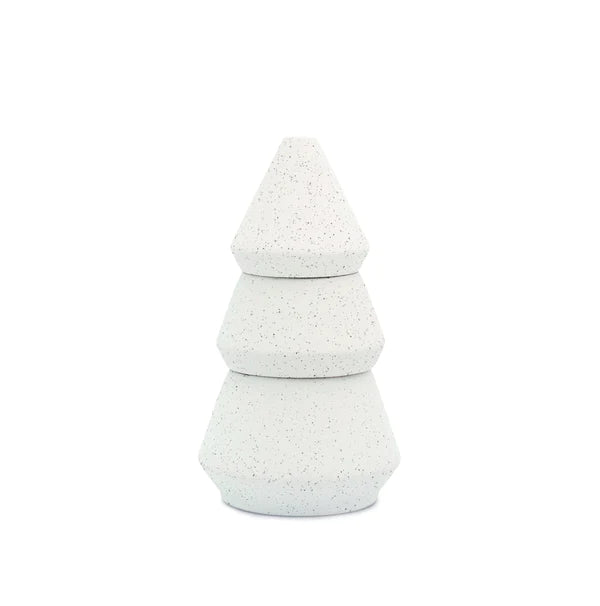 Large White Tree Stack Candles and Incense Holder