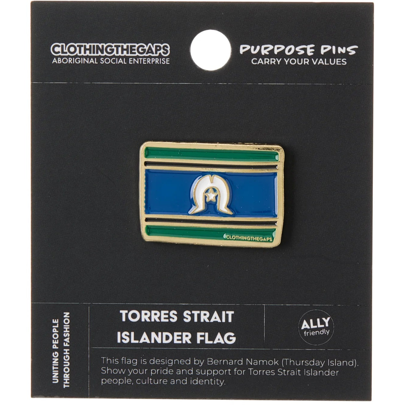 Torres Strait Islander Flag Pin