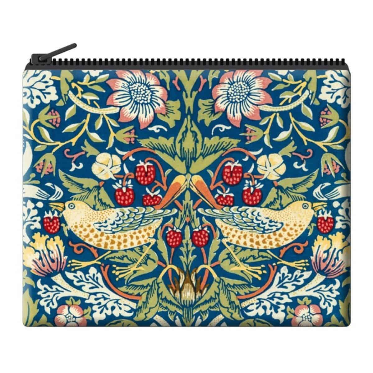 Velour Coin Purse: William Morris - The Strawberry Thief