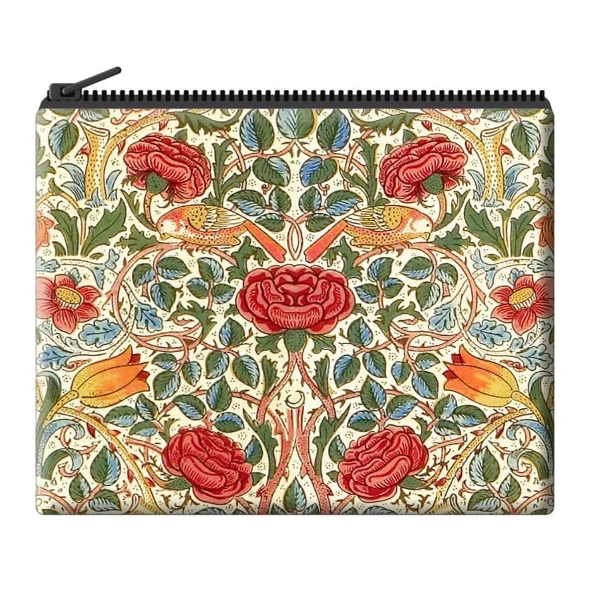 Velour Coin Purse: William Morris - Rose