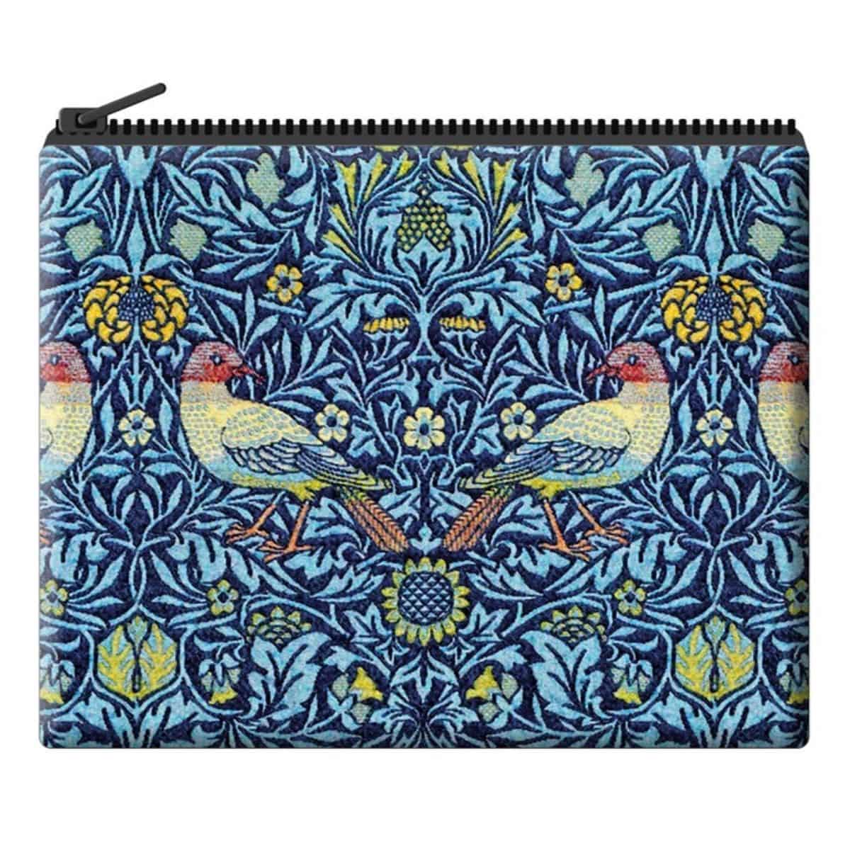 Velour Coin Purse: William Morris - Birds