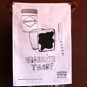 Vegemite Toast Linen Tea Towel