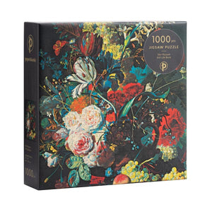 Van Huysum's Still Life Burst Jigsaw Puzzle