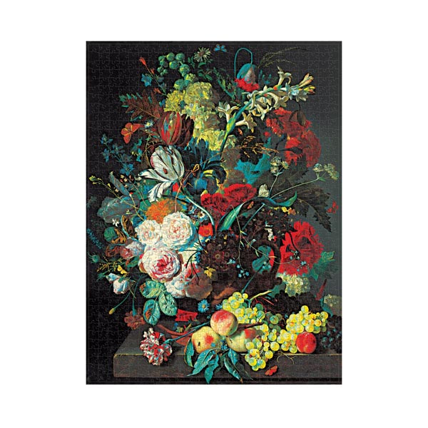 Van Huysum's Still Life Burst Jigsaw Puzzle