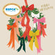 Christmas Card Wallet - RSPCA - Wreath Of Ribbons
