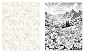 Wildflowers in Bloom Colouring Book