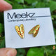 Yellow Tiger Moth Earrings