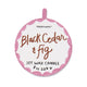 Adopo 8oz Ceramic Candle Tiger - Black Cedar and Fig