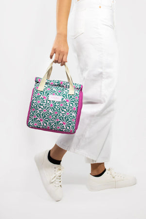 Abstract Flowers Lunch Bag
