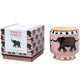 Adopo 8oz Ceramic Candle Elephant - Tobacco & Vanilla