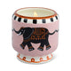 Adopo 8oz Ceramic Candle Elephant - Tobacco & Vanilla