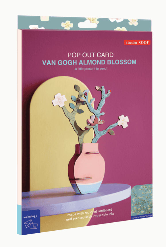 Van Gogh Almond Blossom A6 Pop Out Card