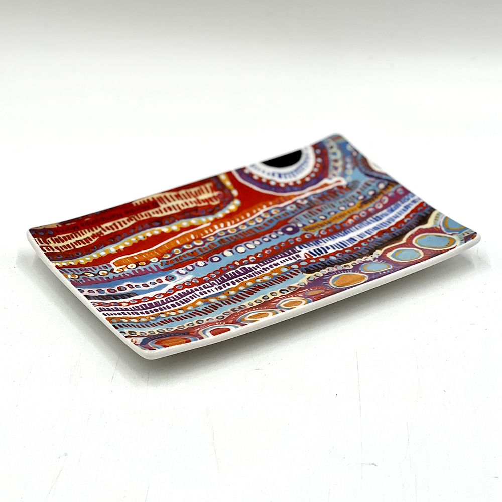 Bone China Cake Plate - Murdie Nampijinpa Morris