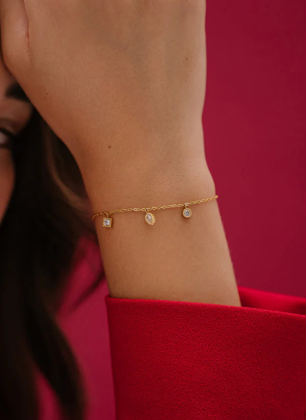 Anya Bracelet White Zirconium Oxide