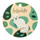 Arctic Fox Mini Brooch