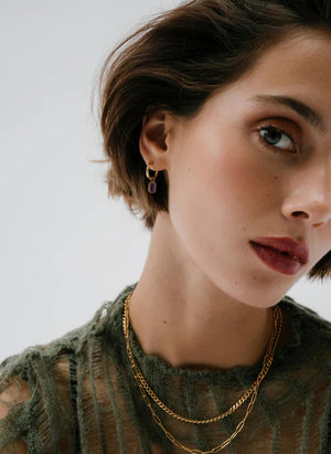 Arinna Green Onyx Earrings
