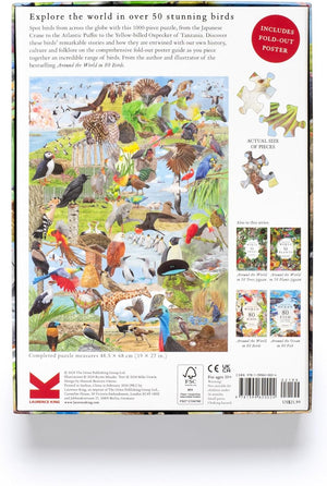 Around The World in 50 Birds: 1000 Piece Puzzle