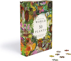 Around The World in 50 Plants: 1000 Piece Puzzle