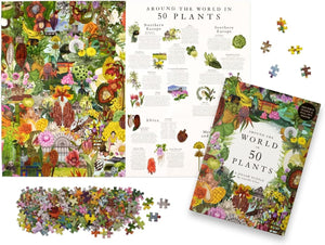 Around The World in 50 Plants: 1000 Piece Puzzle