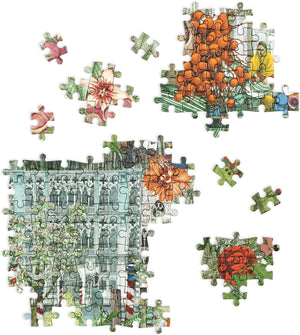Around The World in 50 Trees: 1000 Piece Puzzle