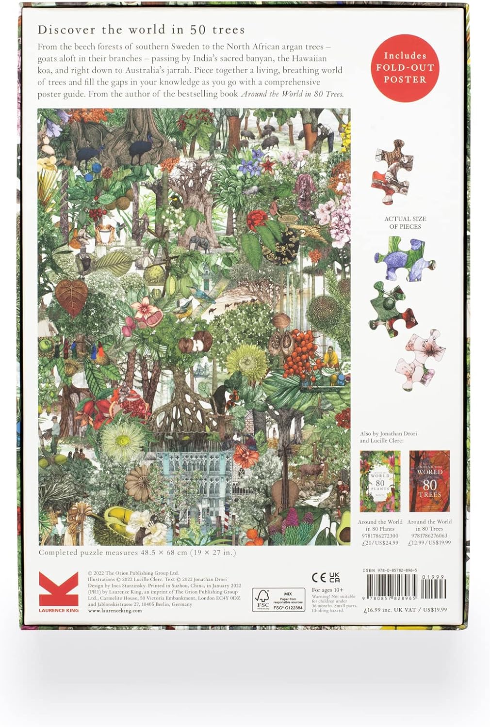 Around The World in 50 Trees: 1000 Piece Puzzle