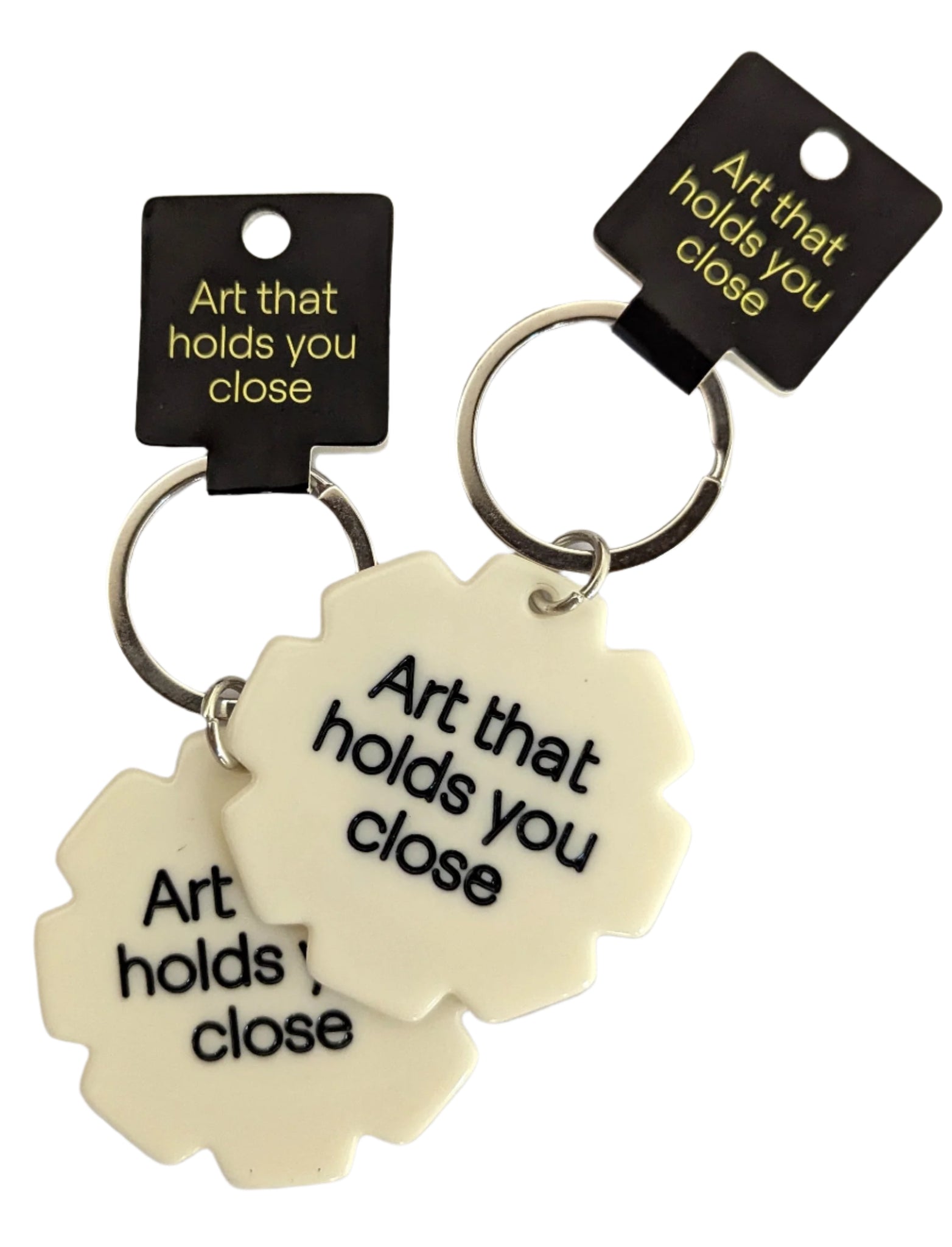 Art That Holds You Close Keyring