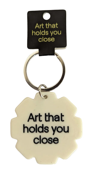 Art That Holds You Close Keyring