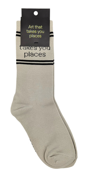 Art That Takes You Places Crew Socks