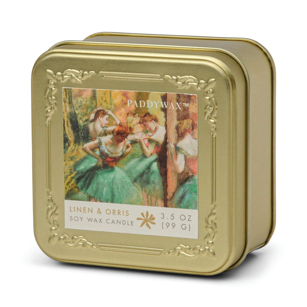 Impressionist Tin Candle 3.5oz - Degas: Dancers 'Pink & Green'