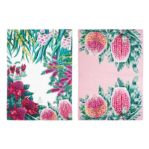 Native Flora Banksia 2pk Kitchen Towel