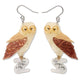 Barny Owl Drop Earrings