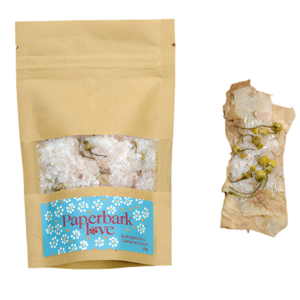 Bath Salts – Bush Balm Mint & Chamomile Flowers