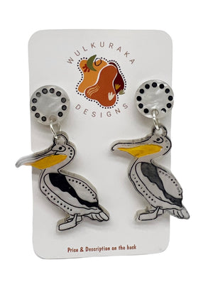 Pelican Bawu Earrings